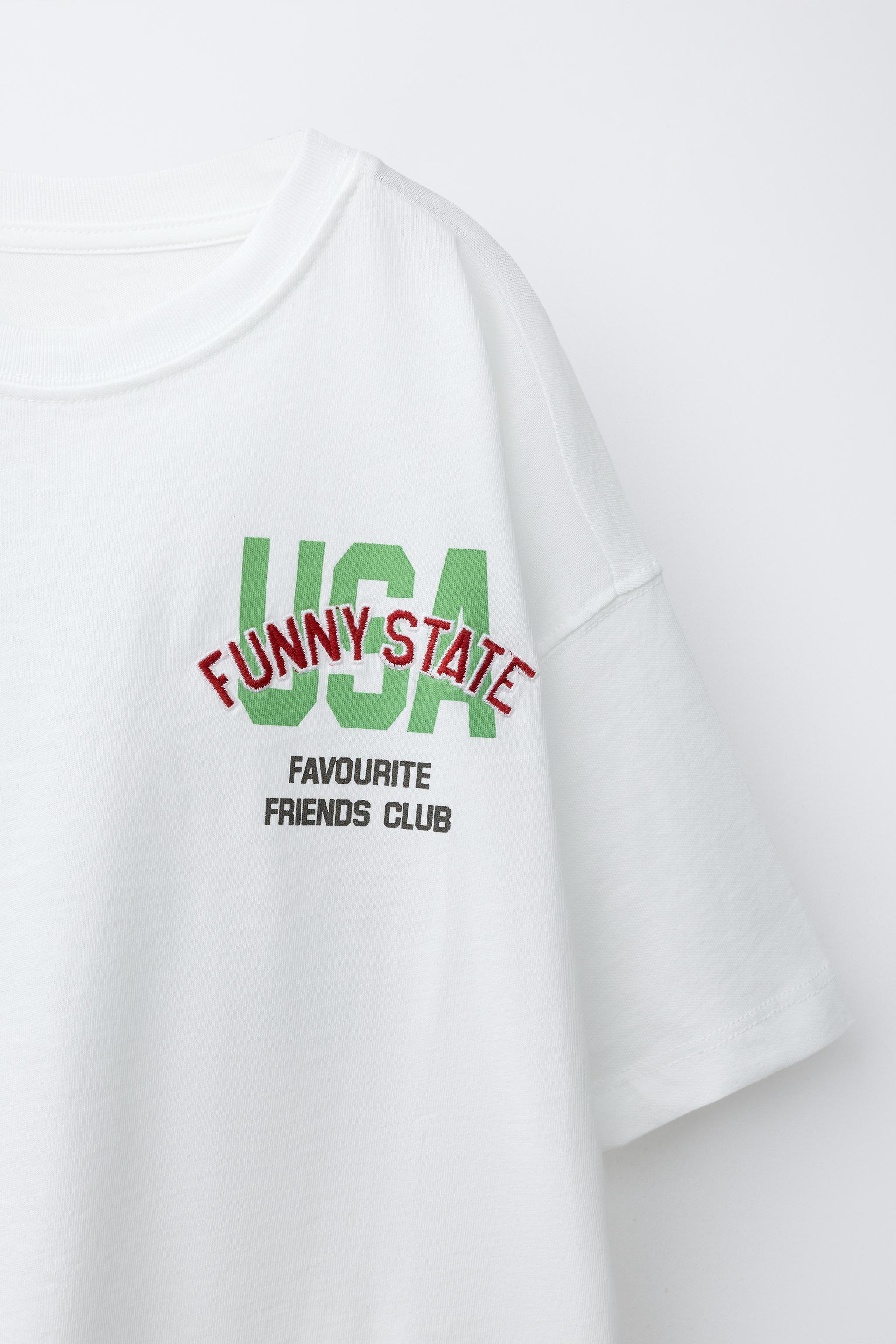T-SHIRT À INSCRIPTION IMPRIMÉE